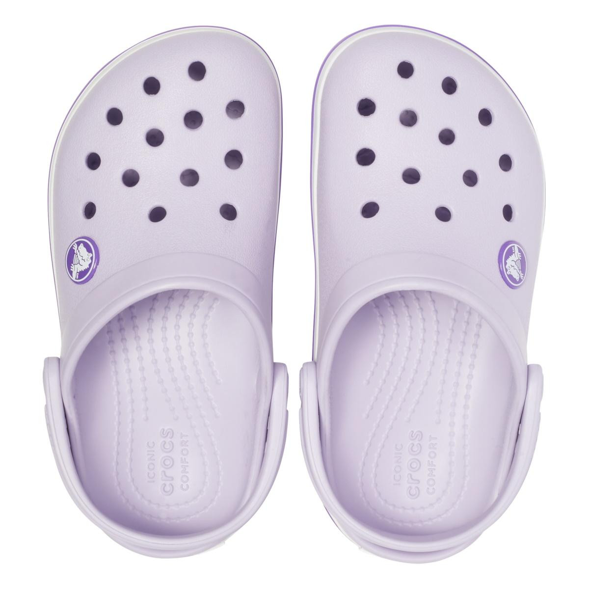 Saboți Crocs Crocband Kid\'s New Clog Mov - Lavender/Neon Purple - 4 | YEO