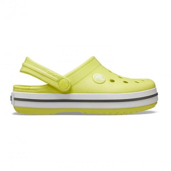 Saboți Crocs Crocband Toddlers New Clog Galben – Citrus/Grey Citrus/Grey