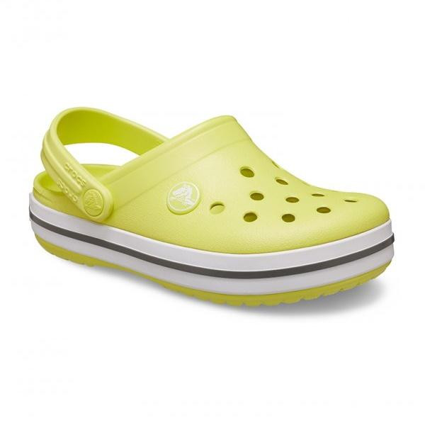 Saboți Crocs Crocband Toddlers New Clog Galben - Citrus/Grey - 1 | YEO