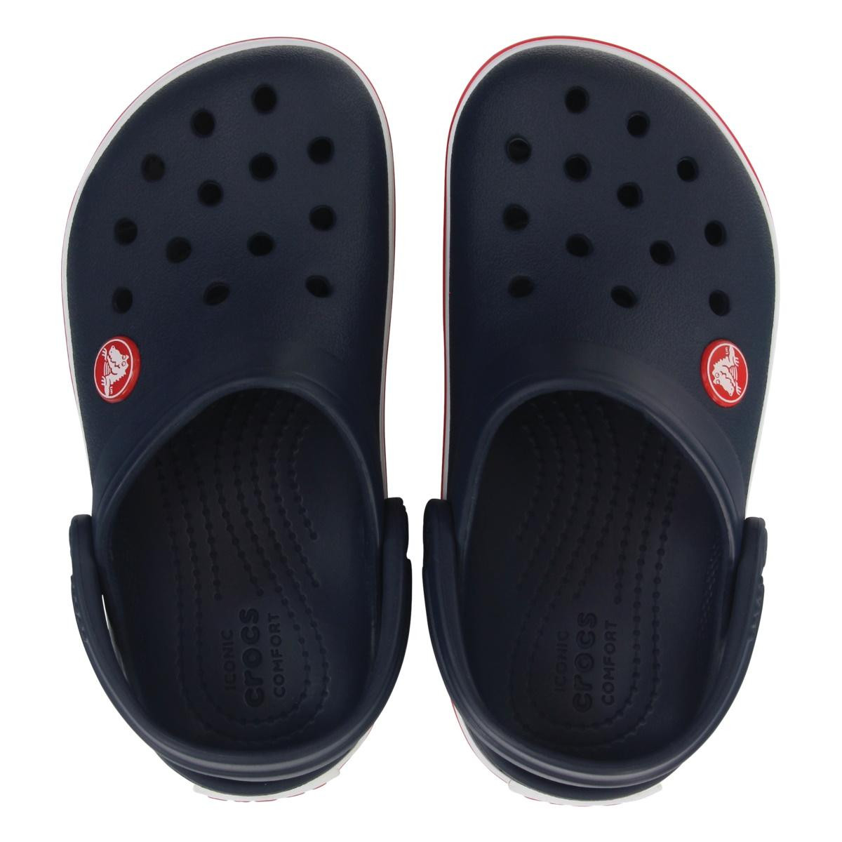Saboți Crocs Crocband Toddlers New Clog Bleumarin - Navy/Red - 4 | YEO