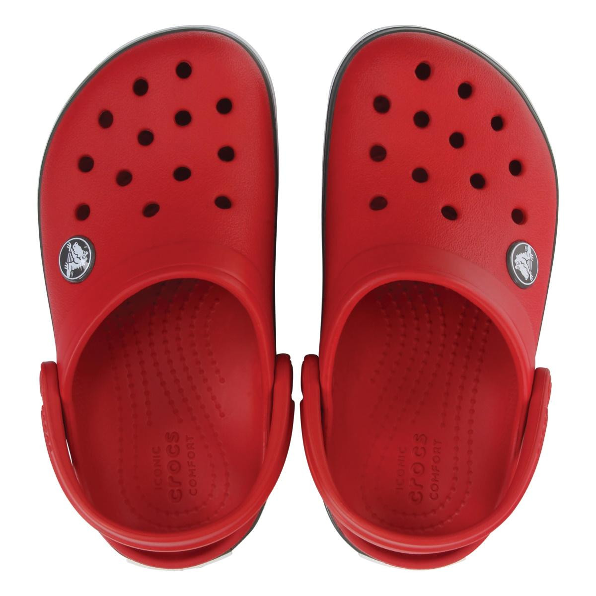 Saboți Crocs Crocband Toddlers New Clog Roșu - Pepper/Graphite - 4 | YEO