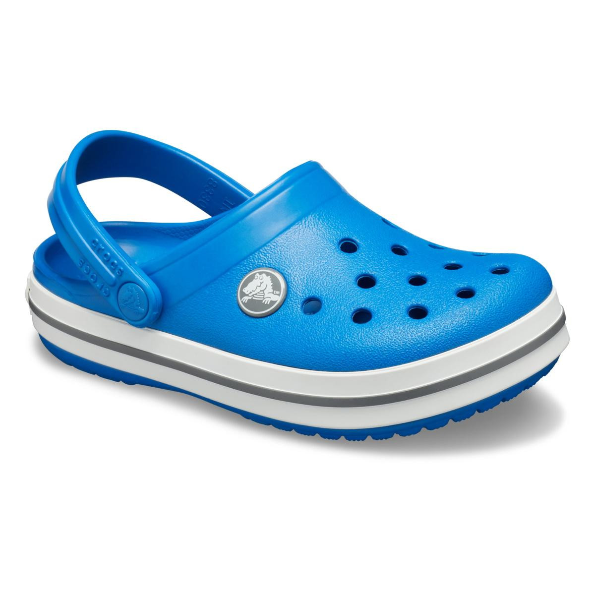 Saboți Crocs Crocband Toddlers New Clog Albastru - Bright Cobalt/Charcoal - 1 | YEO