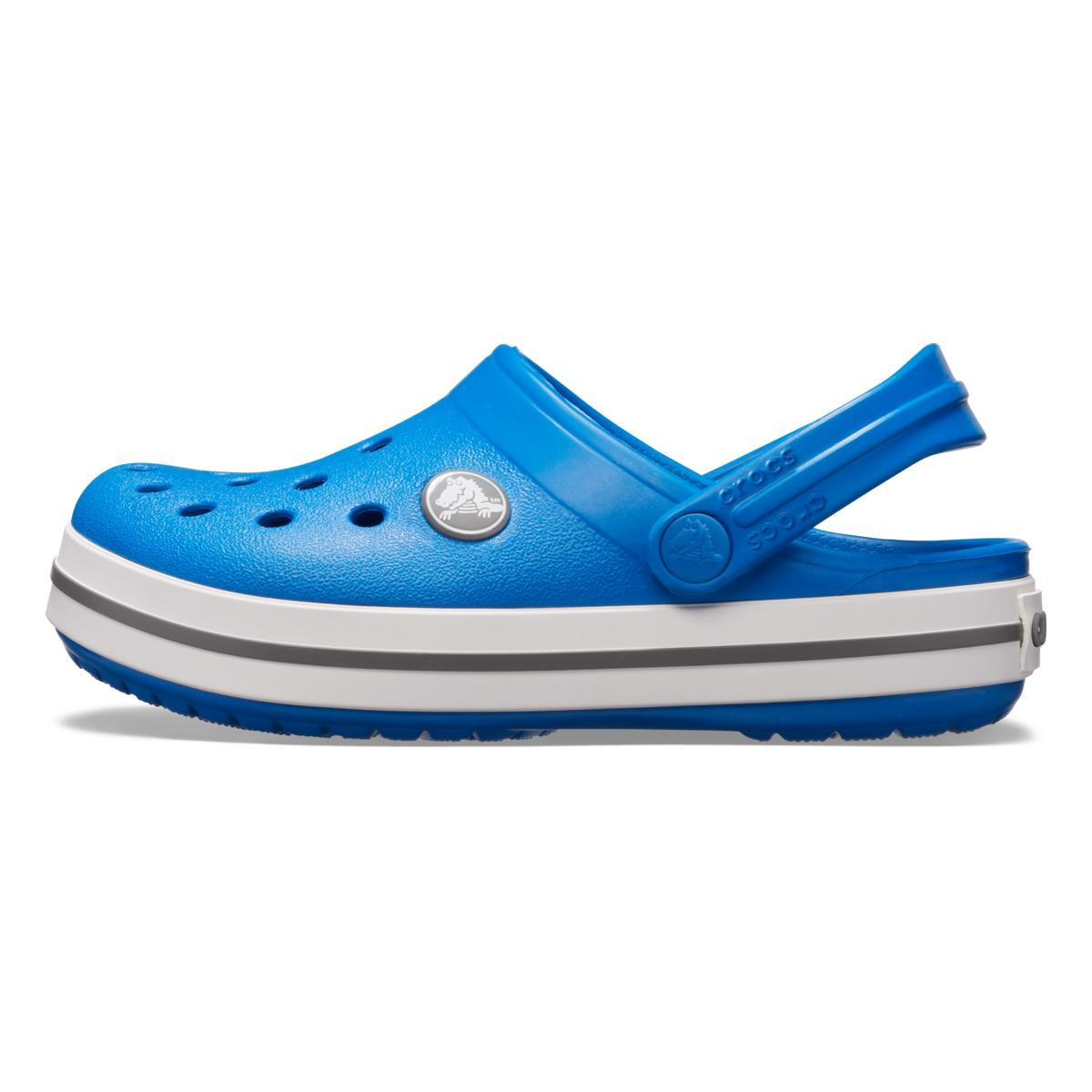 Saboți Crocs Crocband Toddlers New Clog Albastru - Bright Cobalt/Charcoal - 2 | YEO