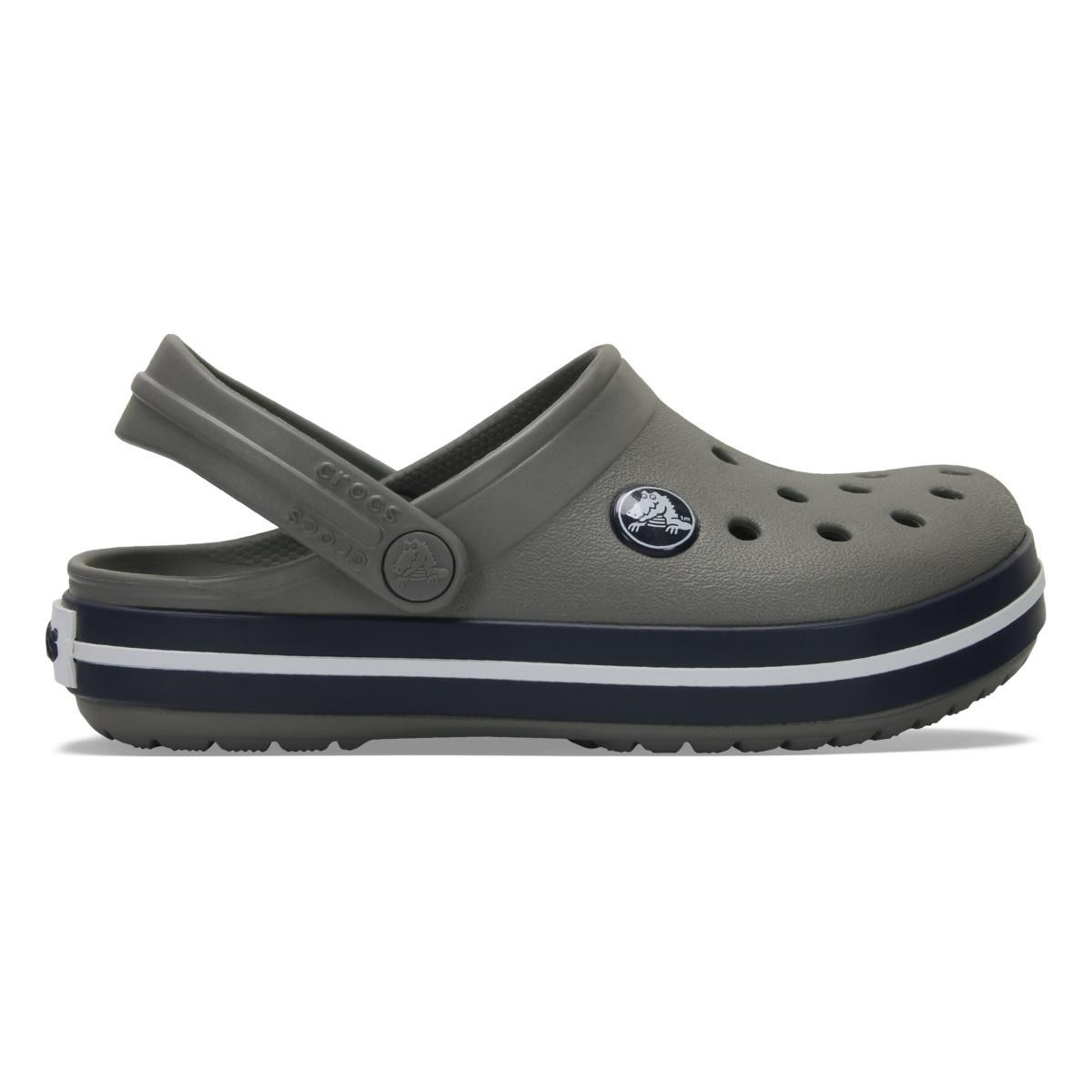 Saboți Crocs Crocband Toddlers New Clog Gri – Smoke/Navy Clog
