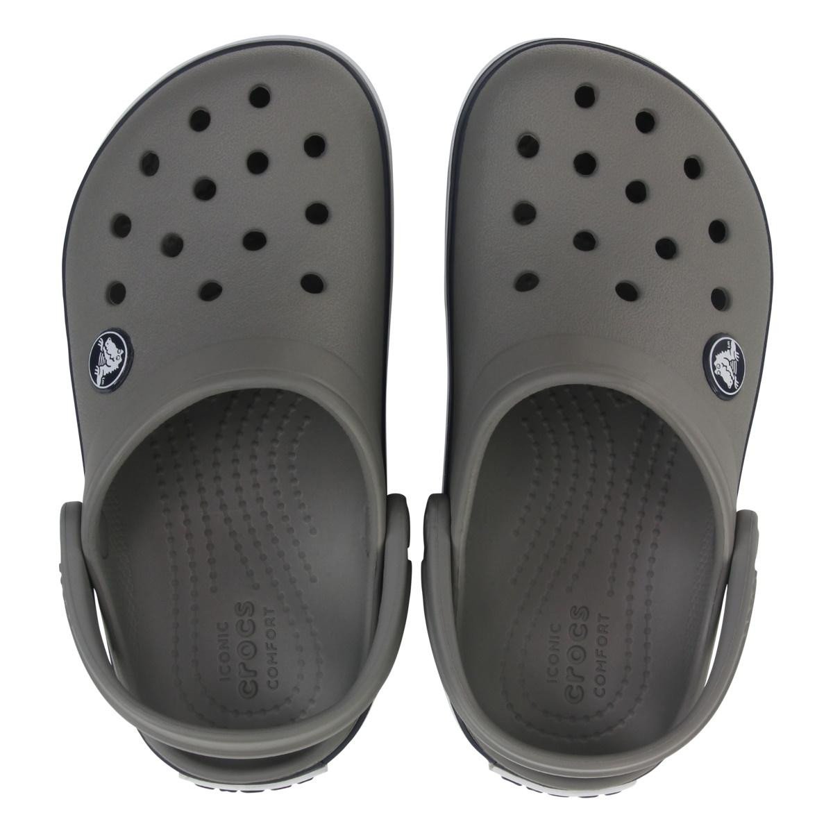 Saboți Crocs Crocband Toddlers New Clog Gri - Smoke/Navy - 4 | YEO