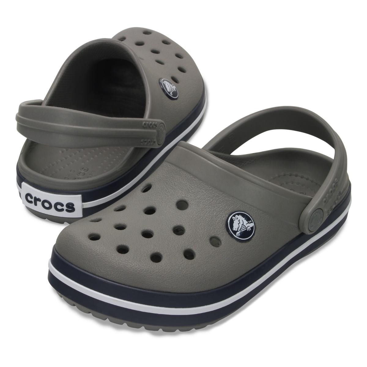 Saboți Crocs Crocband Toddlers New Clog Gri - Smoke/Navy