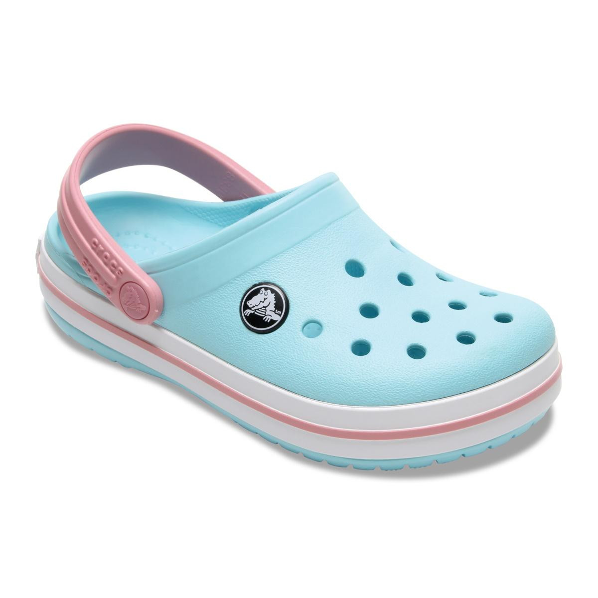 Saboți Crocs Crocband Toddlers New Clog Albastru - Ice Blue/White - 1 | YEO