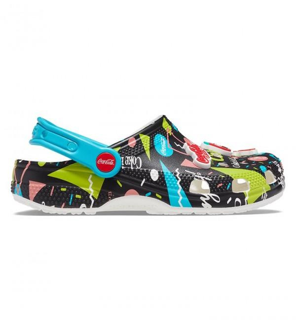 Saboți CocaCola X Classic Crocs 90s Clog Negru – Black/Multi 90's