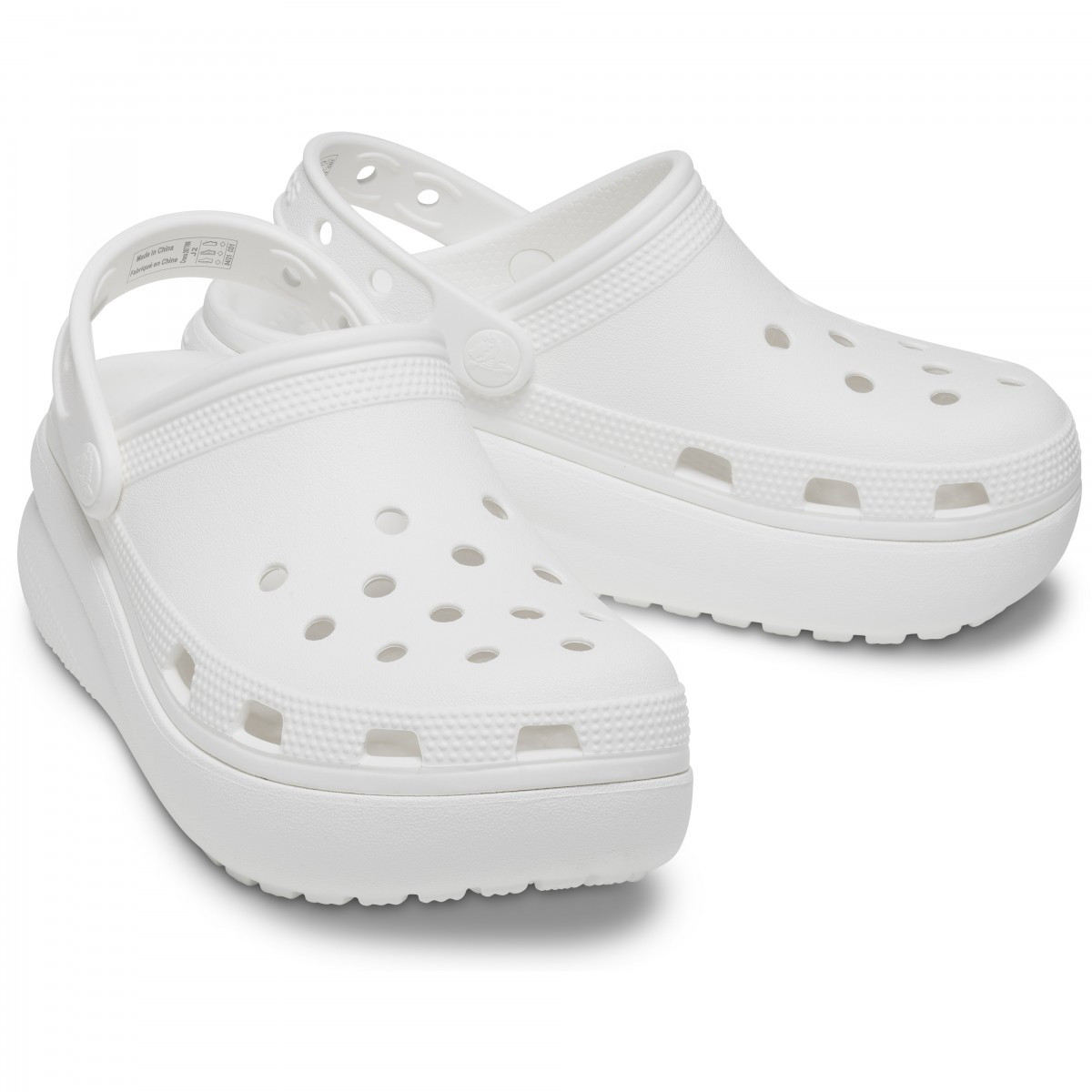 Saboți Classic Crocs Cutie Clog Kids Alb - White
