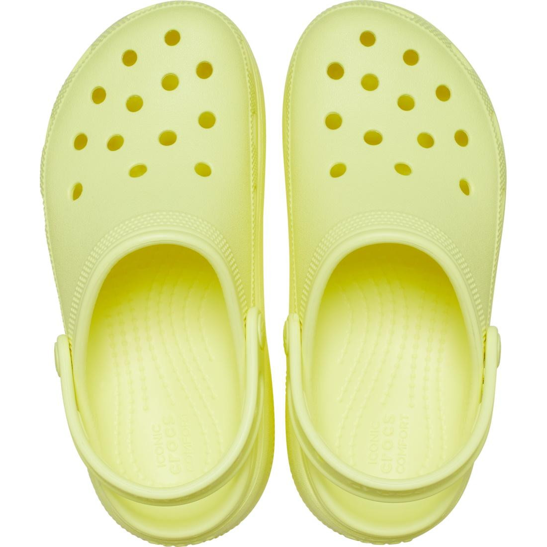 Saboți Classic Crocs Cutie Clog Kids Verde - Sulphur - 4 | YEO