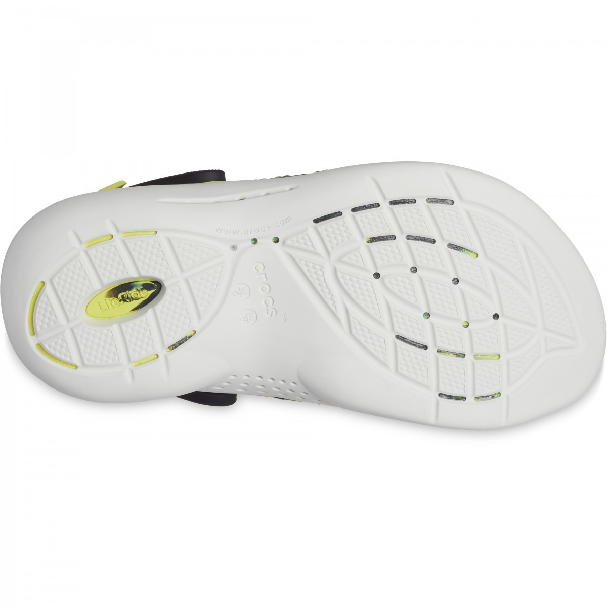 Saboti Crocs LiteRide 360 Marbled Clog Negru - Black/Citrus - 3 | YEO