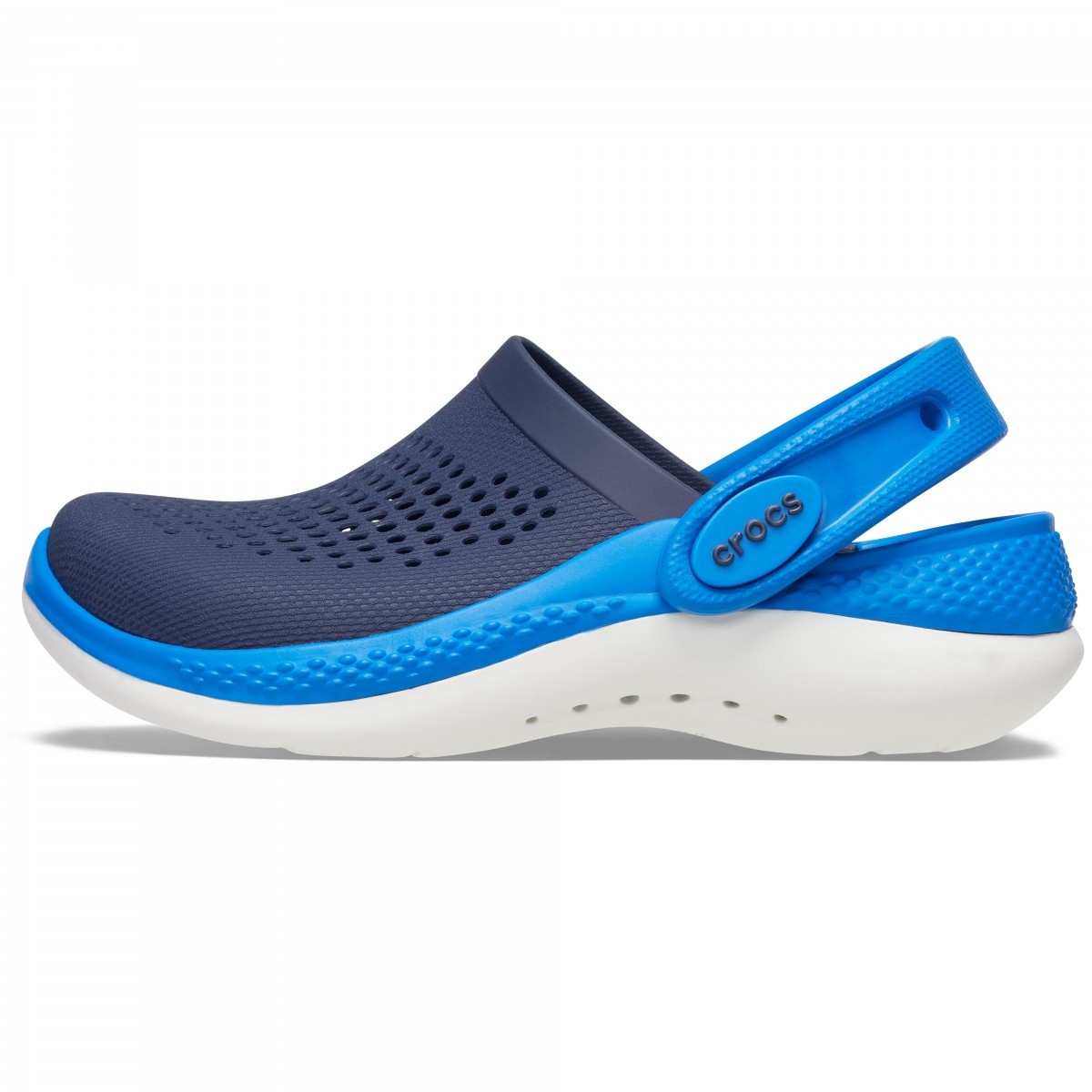 Saboți Crocs LiteRide 360 Clog Toddlers Albastru - Navy/Bright Cobalt - 2 | YEO