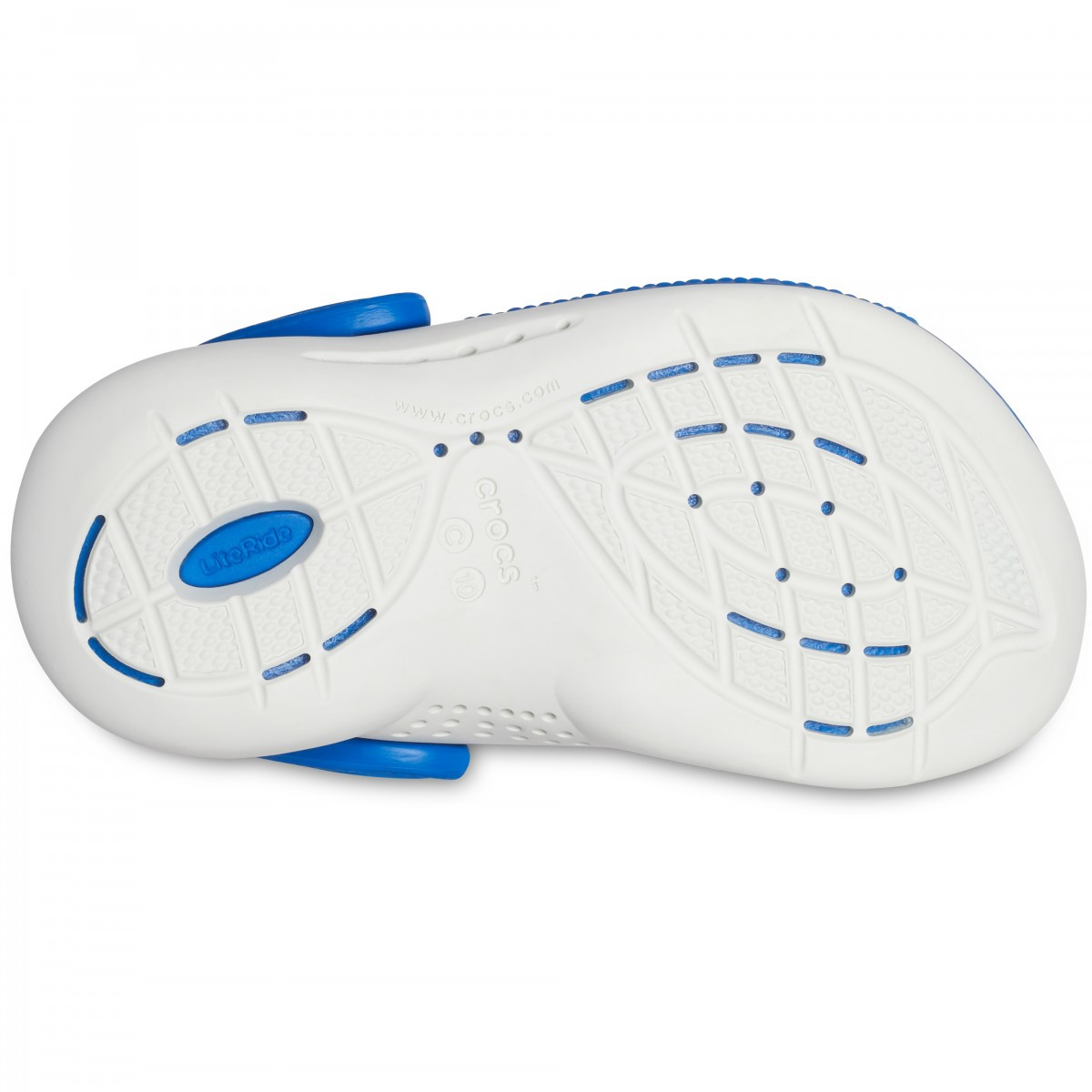 Saboți Crocs LiteRide 360 Clog Toddlers Albastru - Navy/Bright Cobalt - 3 | YEO