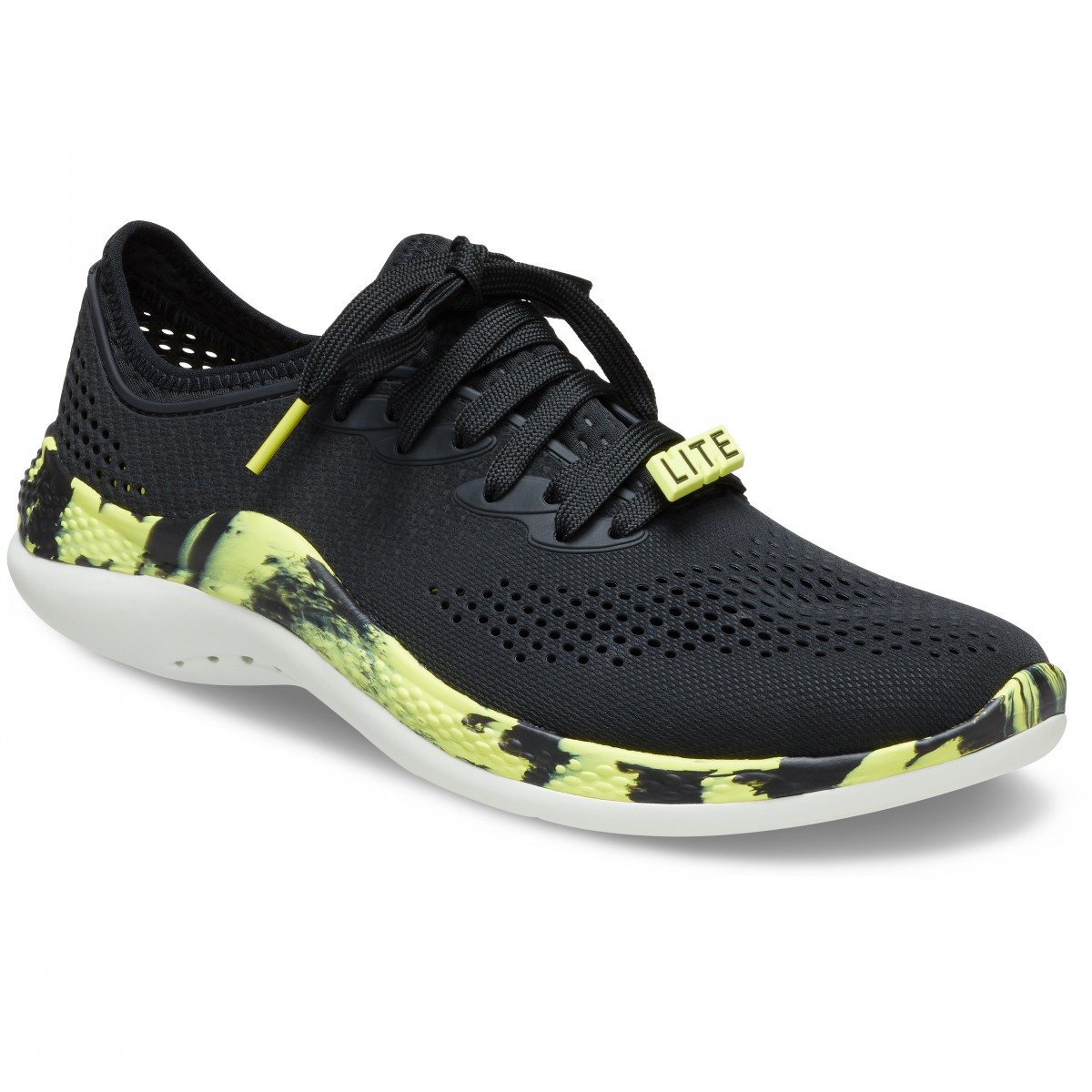 Pantofi Crocs LiteRide 360 Marbled Pacer M Negru - Black/Citrus - 1 | YEO