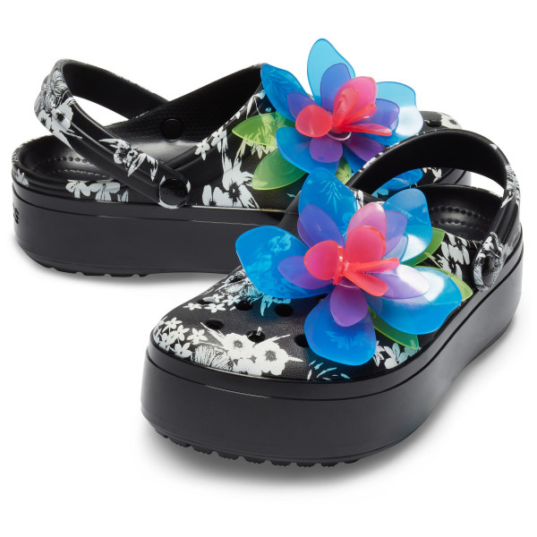 Negru - Neon Floral/Black