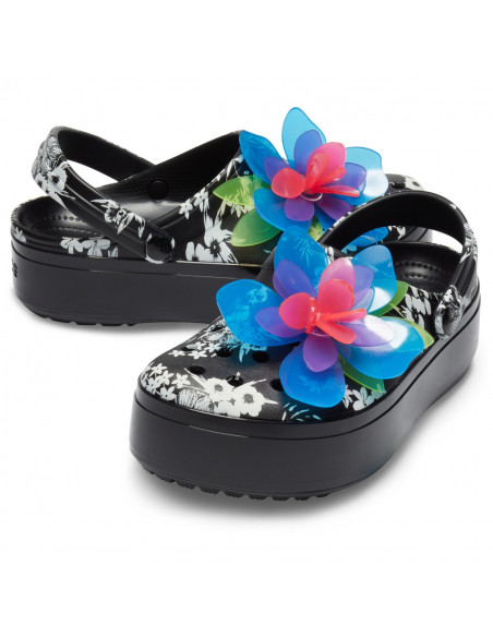 Negru - Neon Floral/Black