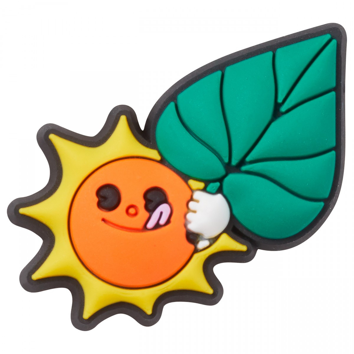 Jibbitz crocs sun and leaf