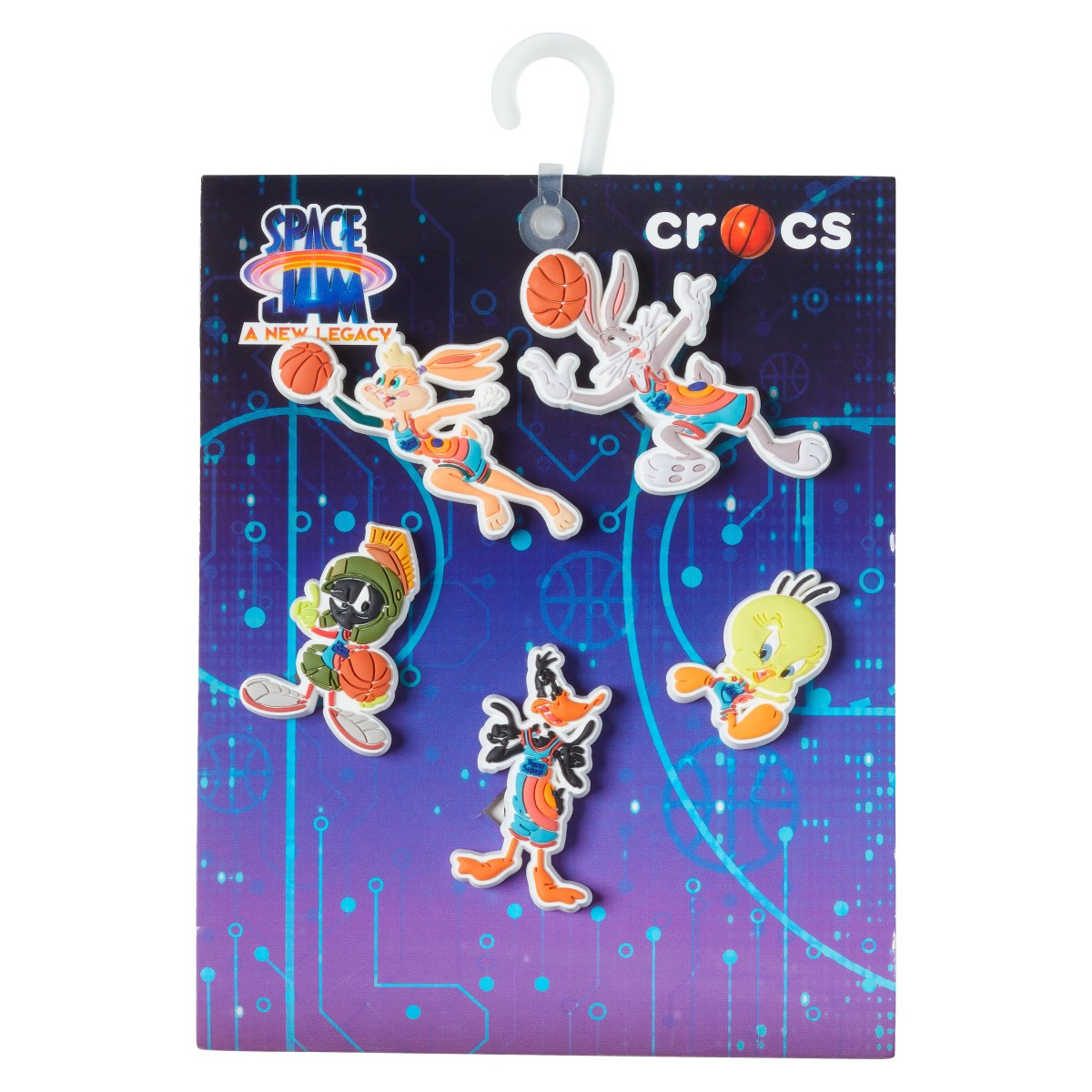 Jibbitz Crocs Space Jam Character 5 Pack Barbati imagine 2022