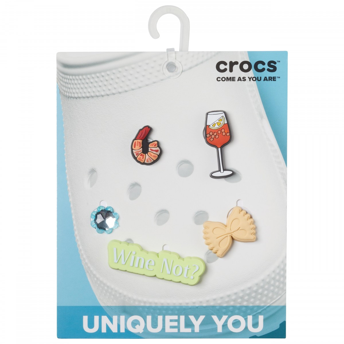 Jibbitz crocs wine not sandal backer 5 pack