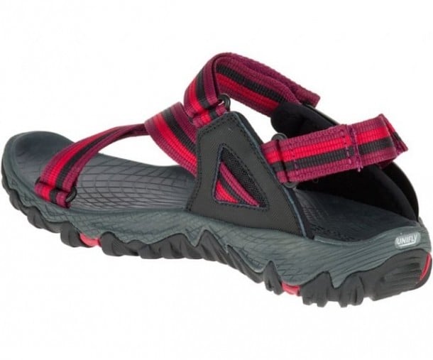 Sandale Merrell All Out Blaze Web Rosu - Red - 3 | YEO