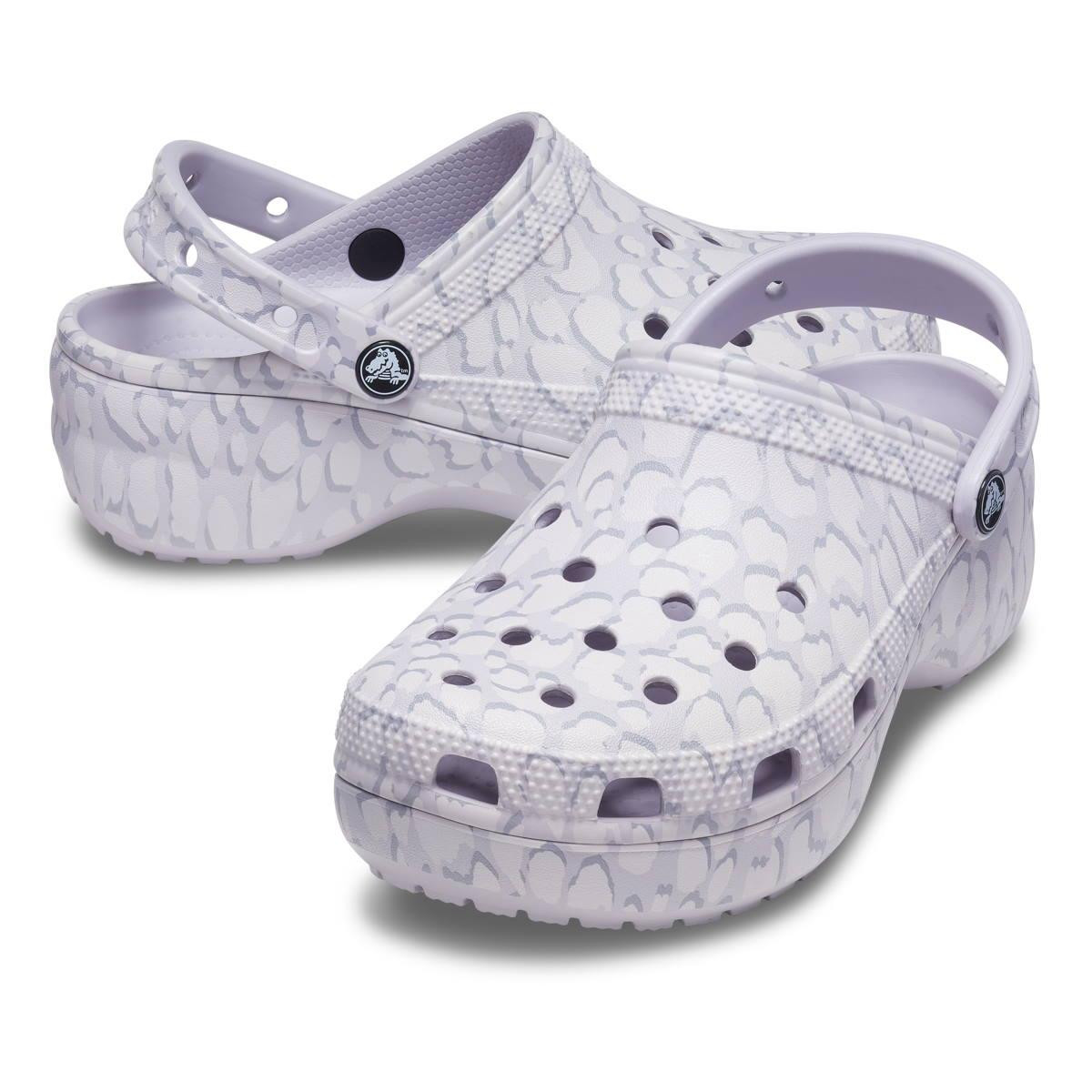 Saboti Crocs Classic Platform 4 Her Clog Mov - Mauve Mist - 5 | YEO