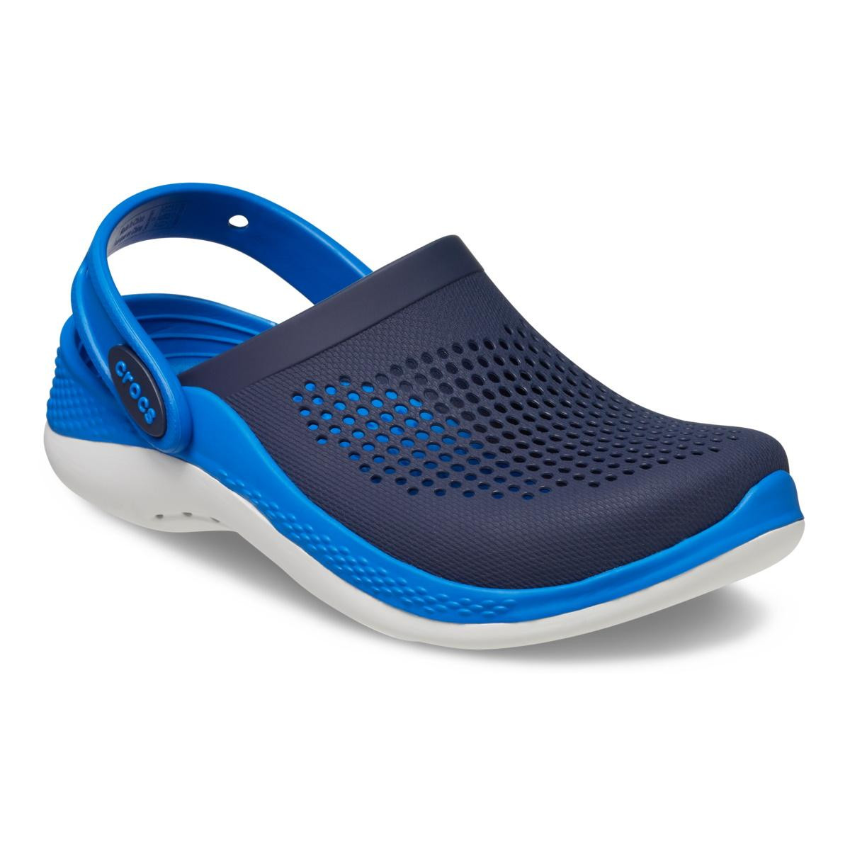 Saboți Crocs LiteRide 360 Clog Kids Albastru - Navy/Bright Cobalt - 1 | YEO
