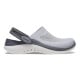 Saboți Crocs LiteRide 360 Clog Kids Culoare Gri - Light Grey/Slate Grey