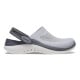 Saboți Crocs LiteRide 360 Clog Kids Culoare Gri - Light Grey/Slate Grey