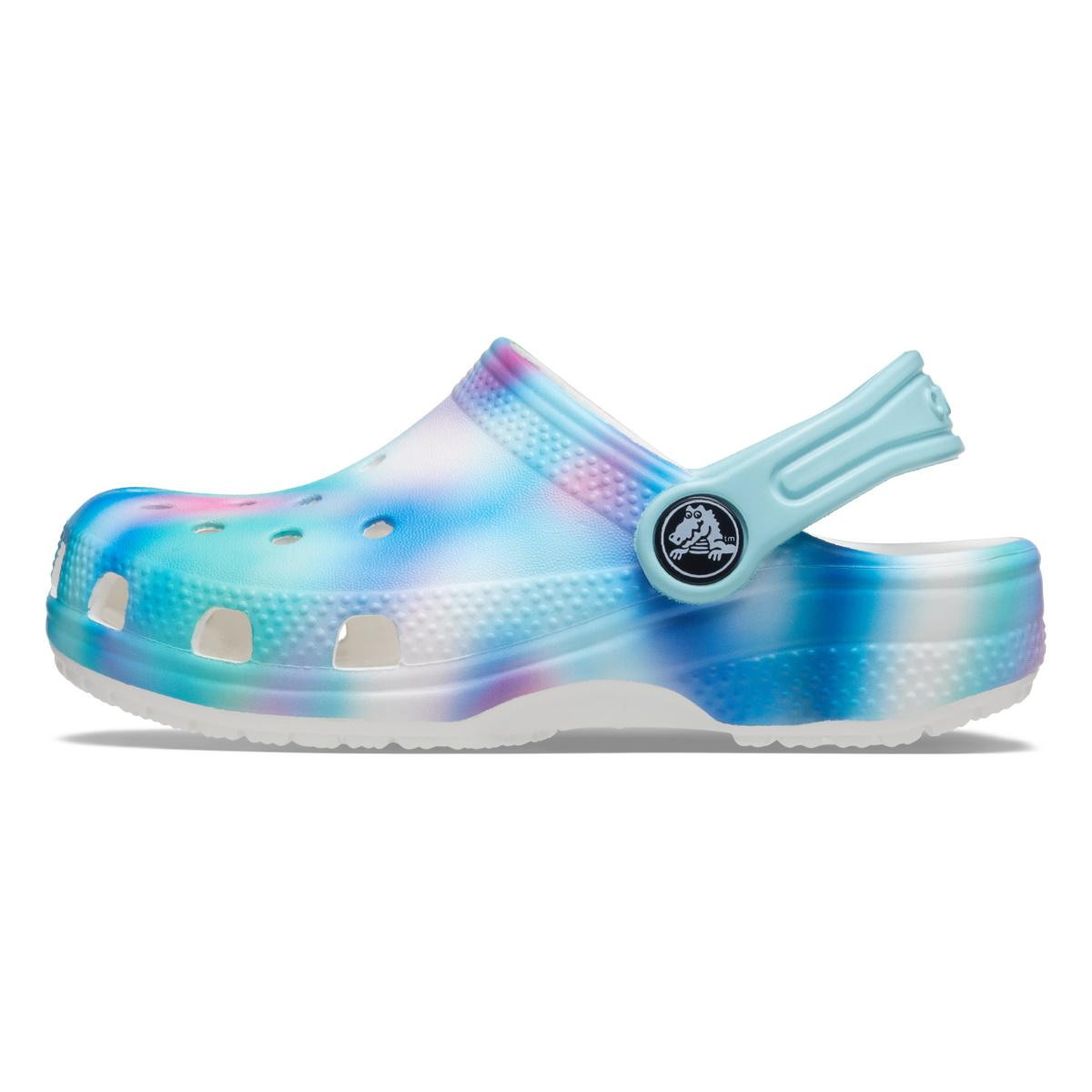Saboti Crocs Classic Classic Solarized Clog Toddlers Alb - White/Multi - 1 | YEO