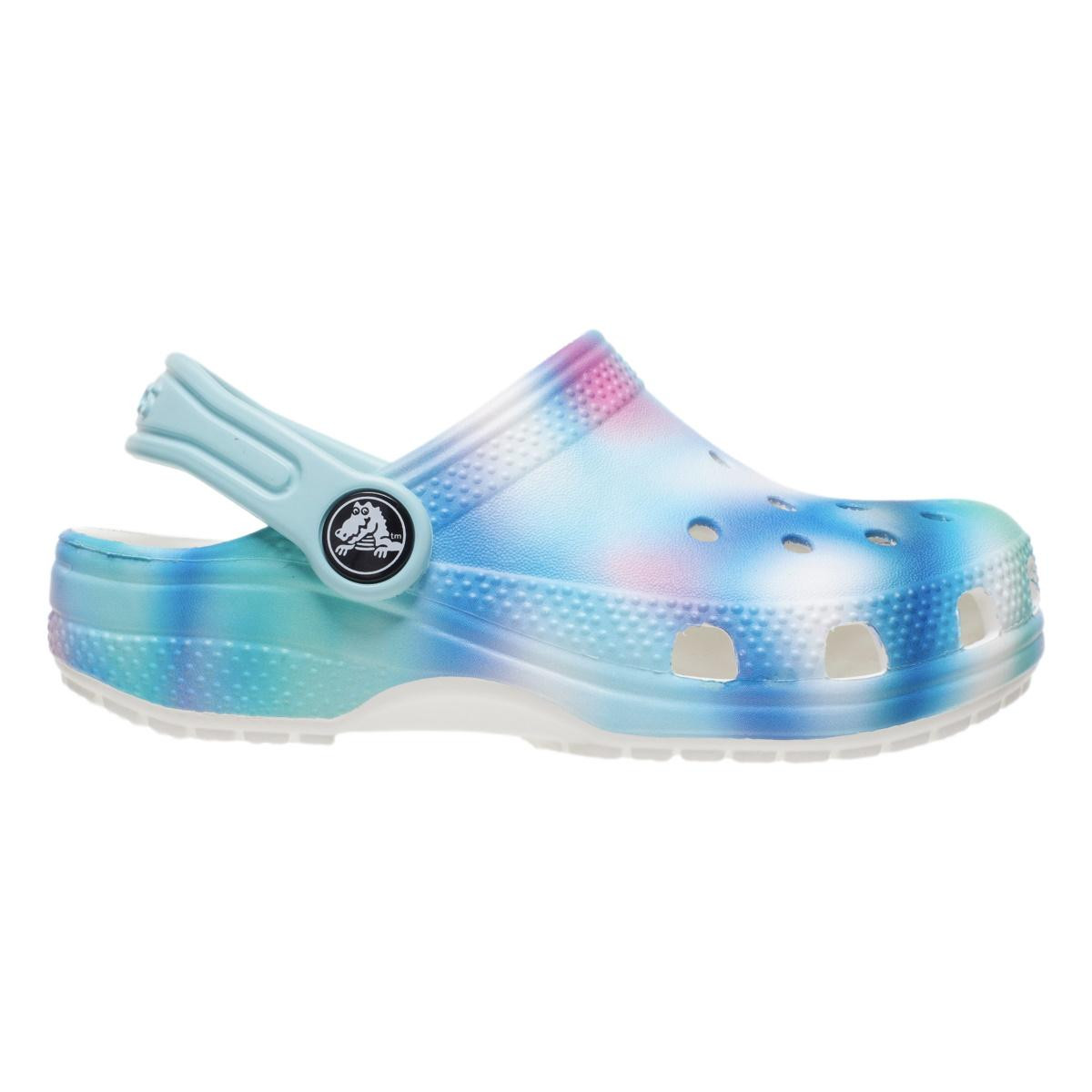 Saboti Crocs Classic Classic Solarized Clog Toddlers Alb - White/Multi - 3 | YEO