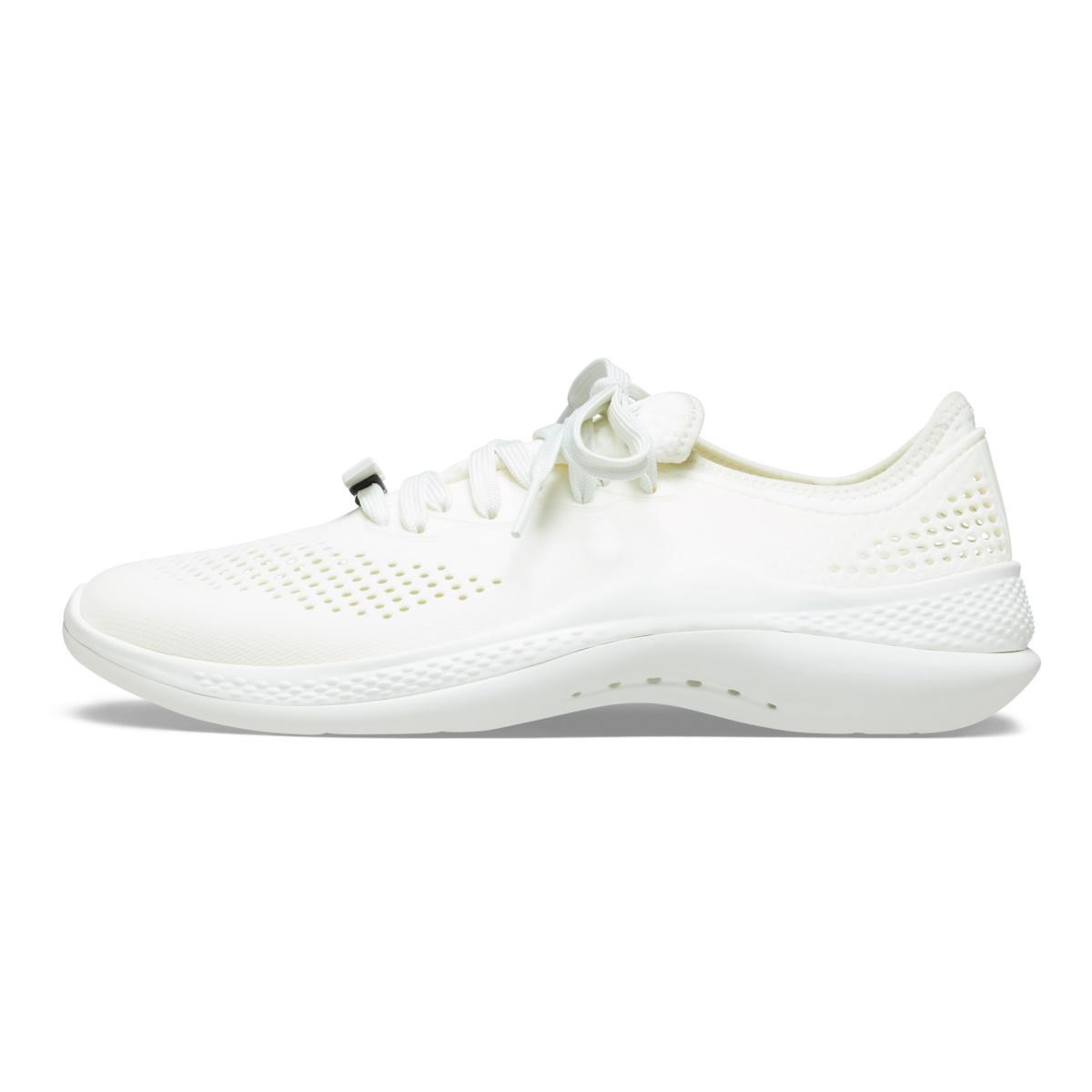 Pantofi Crocs LiteRide 360 Pacer M Alb - Almost White/Almost White - 2 | YEO