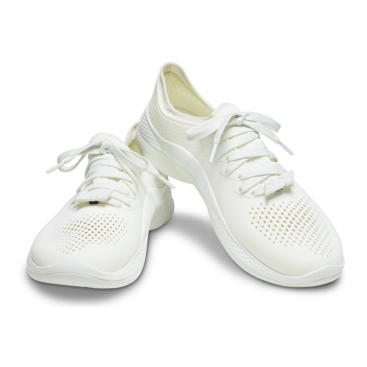 Pantofi Crocs LiteRide 360 Pacer M Alb - Almost White/Almost White - 4 | YEO