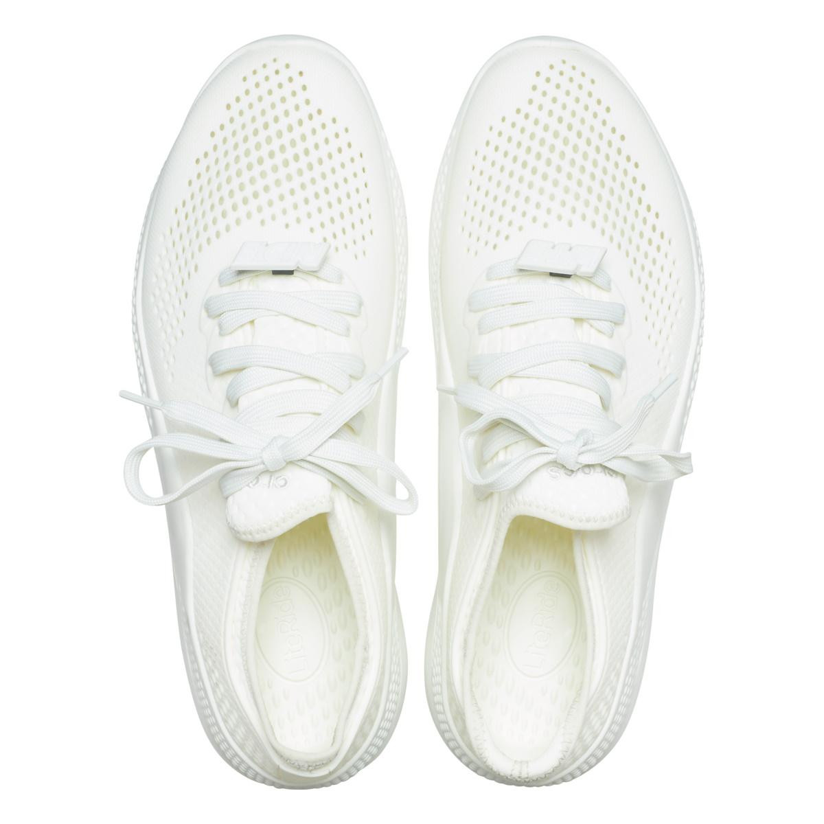 Pantofi Crocs LiteRide 360 Pacer M Alb - Almost White/Almost White