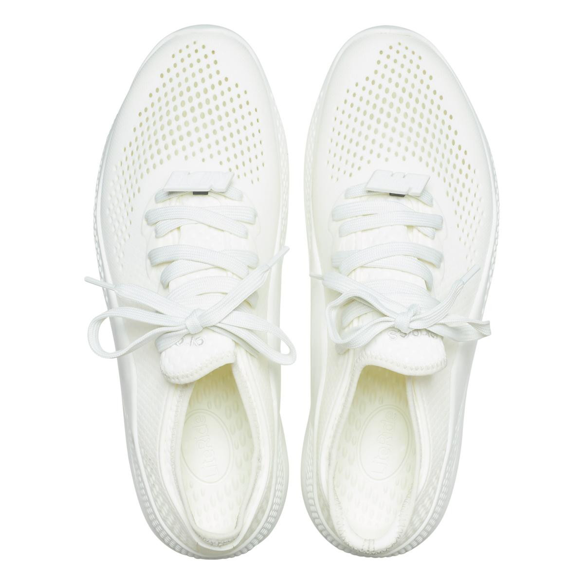 Pantofi Crocs LiteRide 360 Pacer W Alb - Almost White/Almost White - 5 | YEO
