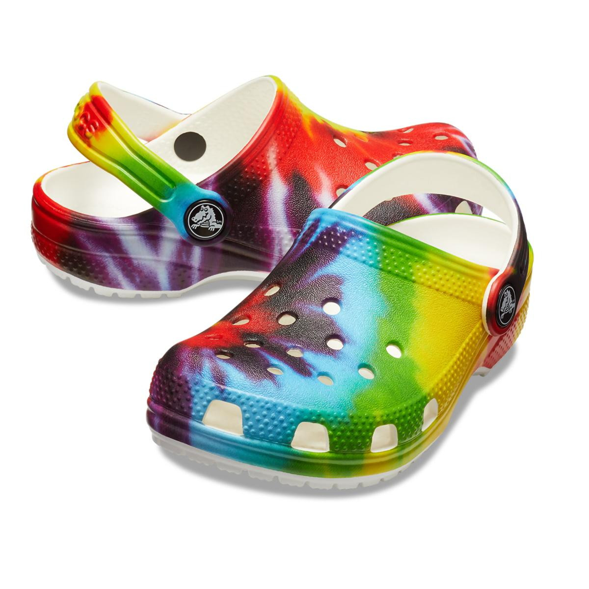 Saboți Crocs Classic Tie-Dye Graphic New Clog Toddlers Multicolor - Multi
