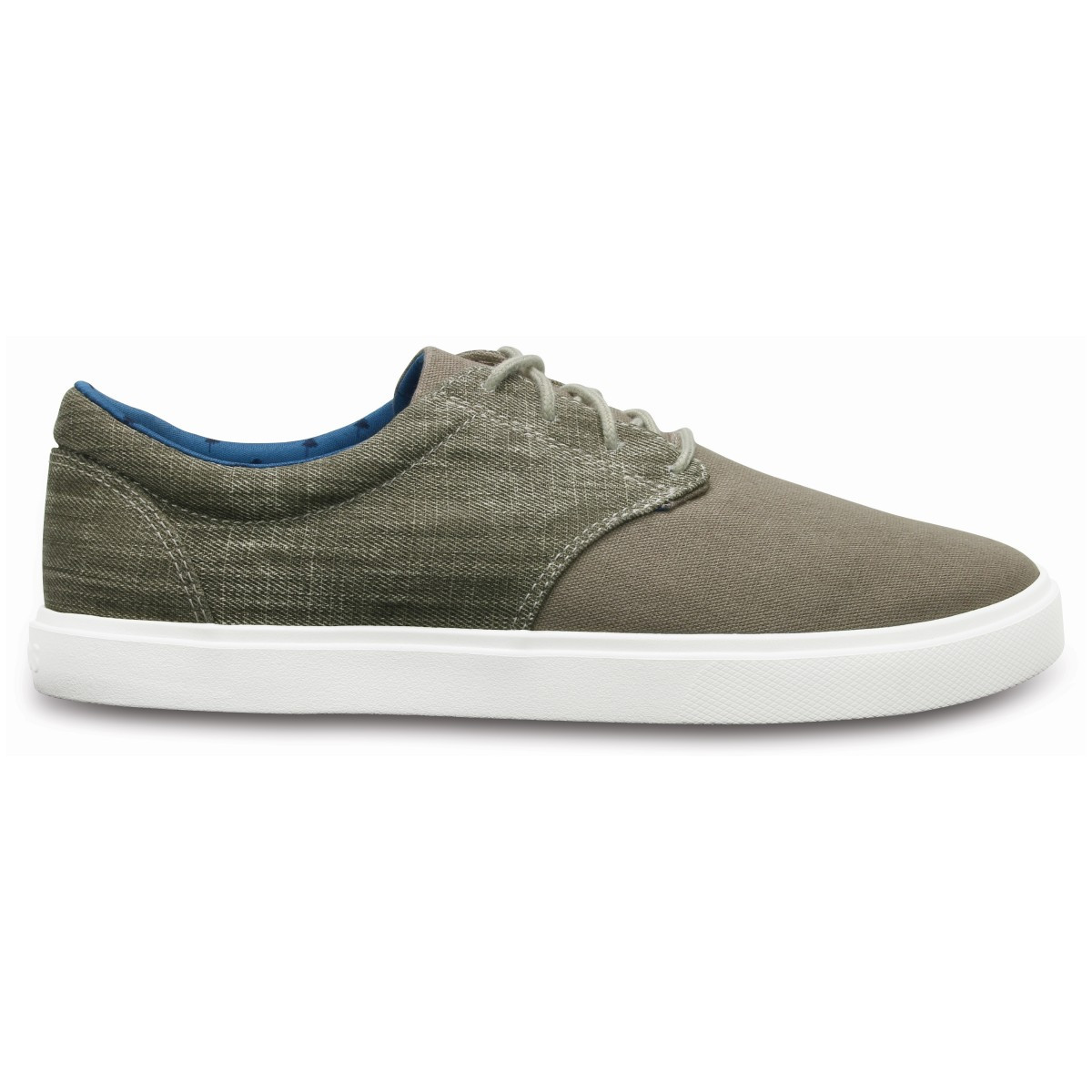 Pantofi crocs citilane canvas lace m maro - khaki/white