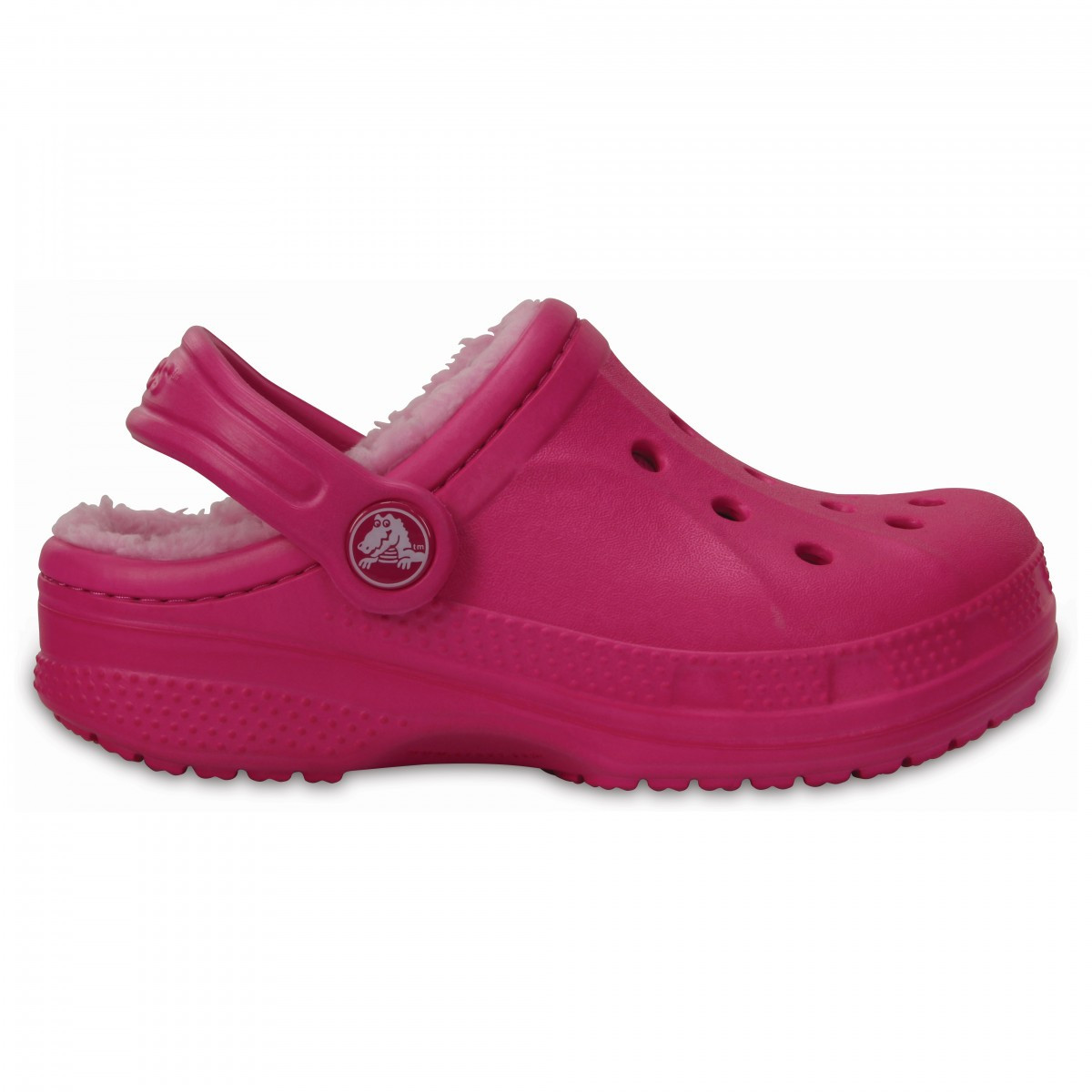 Saboti Crocs Winter Clog Kids Roz – Candy Pink/Carnation Candy imagine 2022