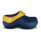 Saboti Crocs Tembo PolarTec Kids Culoare Albastru - Navy/Canary