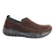 Pantofi Crocs Swiftwater Leather Moc Culoare Maro - Espresso/Black