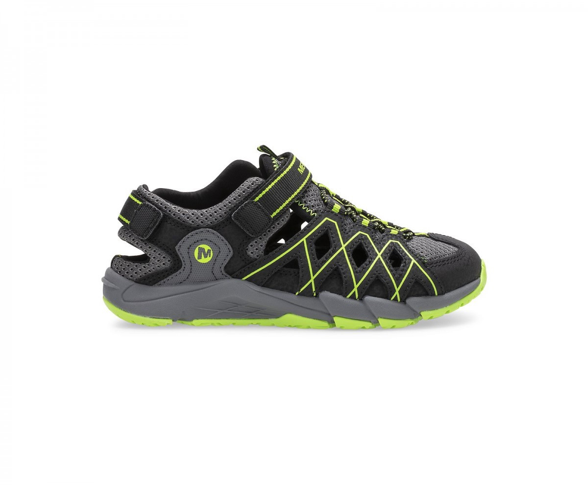 Merrell Kid\'s Hydro Quench Sandal Negru - Black/Grey - 1 | YEO