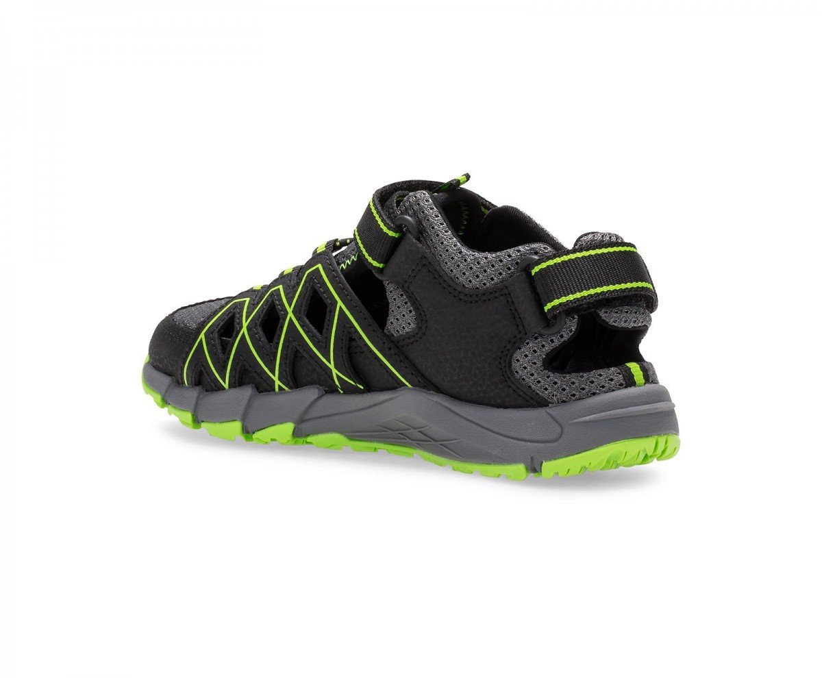 Merrell Kid\'s Hydro Quench Sandal Negru - Black/Grey - 4 | YEO