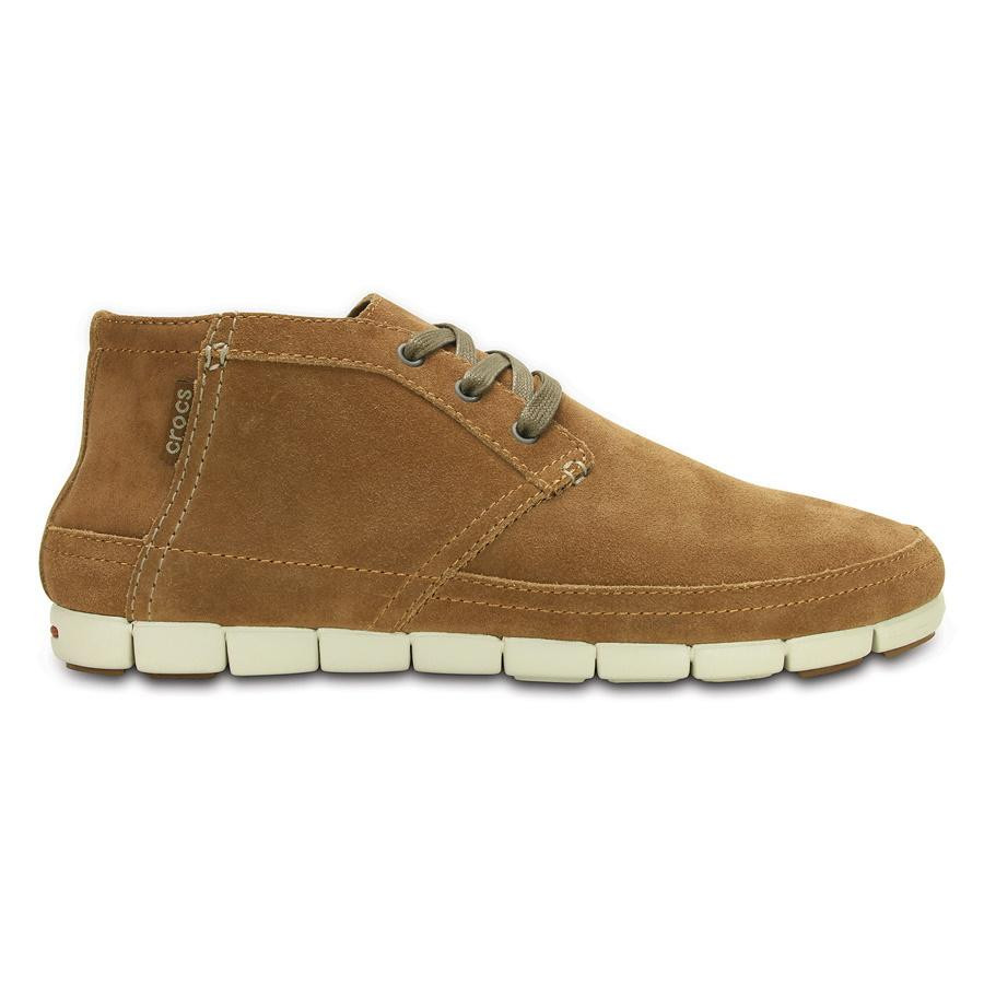 Ghete Crocs Stretch Sole Desert Boot M Maro – Hazelnut/Stucco barbati imagine 2022