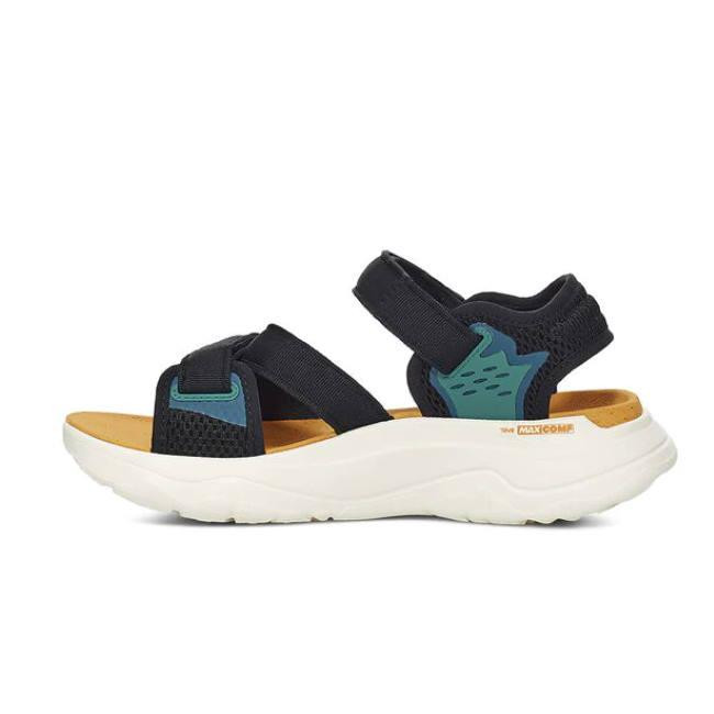 Sandale Teva Zymic Men Negru - Black/Sunflower - 2 | YEO