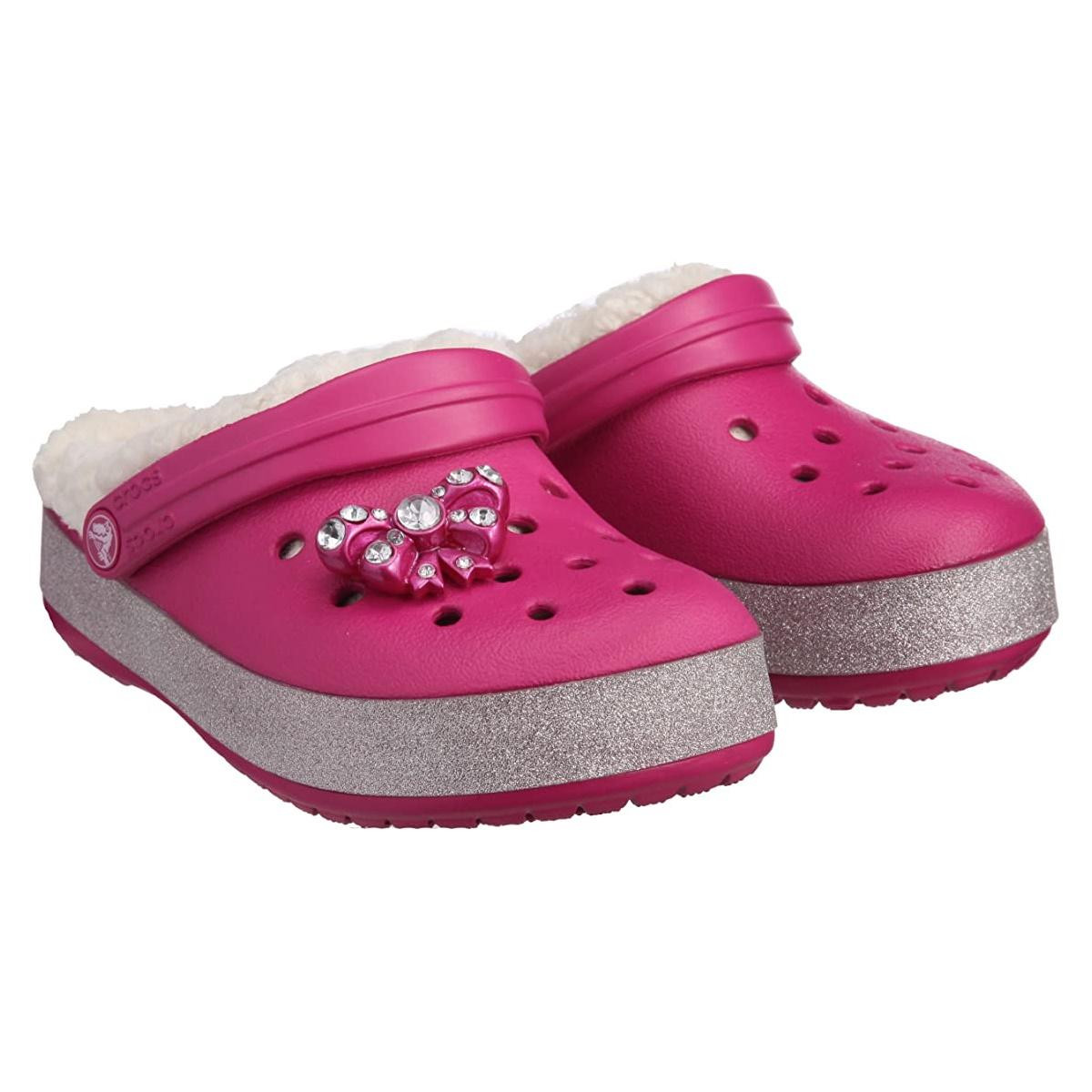 Saboti Crocs CrocBling Mammoth Kids Roz – Berry Berry imagine 2022