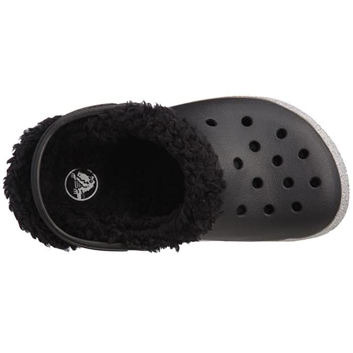 Saboti Crocs CrocBling Mammoth Kids Negru - Black - 2 | YEO