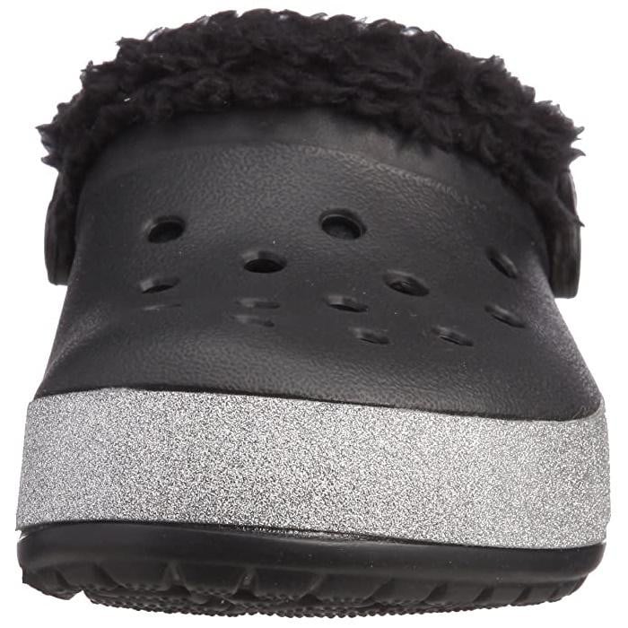 Saboti Crocs CrocBling Mammoth Kids Negru - Black - 4 | YEO