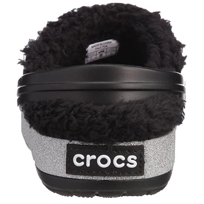 Saboti Crocs CrocBling Mammoth Kids Negru - Black - 5 | YEO