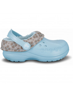 Saboti Crocs Blitzen Winter... Albastru deschis - Sky Blue/Mushroom