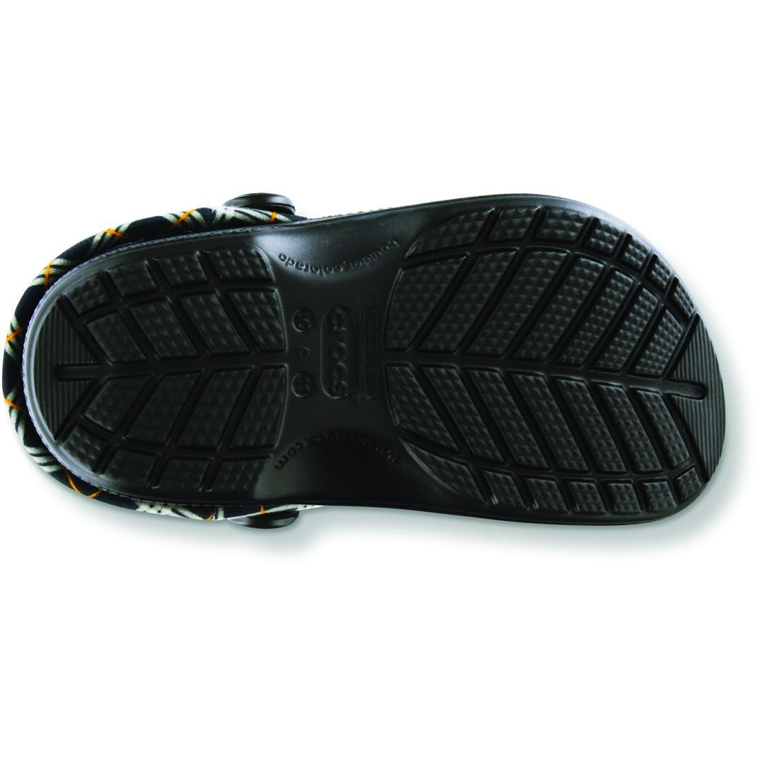 Saboti Crocs Blitzen Winter Plaid Kids Negru - Black/Black - 3 | YEO