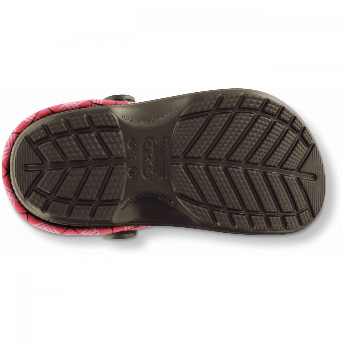 Saboti Crocs Blitzen Winter Plaid Kids Maro - Espresso/Blush - 3 | YEO